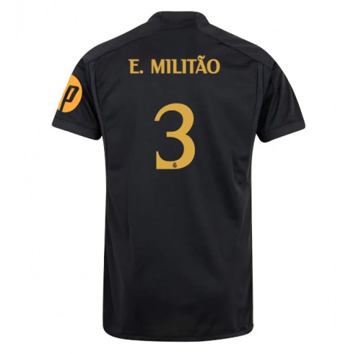 Fotbalové Dres Real Madrid Eder Militao #3 Alternativní 2023-24 Krátký Rukáv